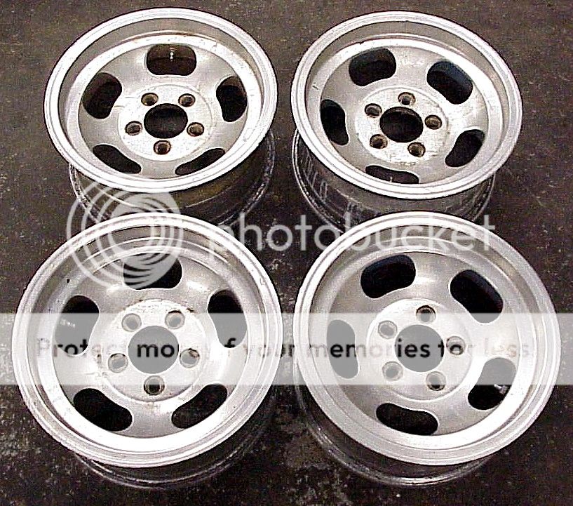 AMERICAN RACING VINTAGE SET OF 4 15" "SLOTTED MAGS" MAGNESIUM STYLE